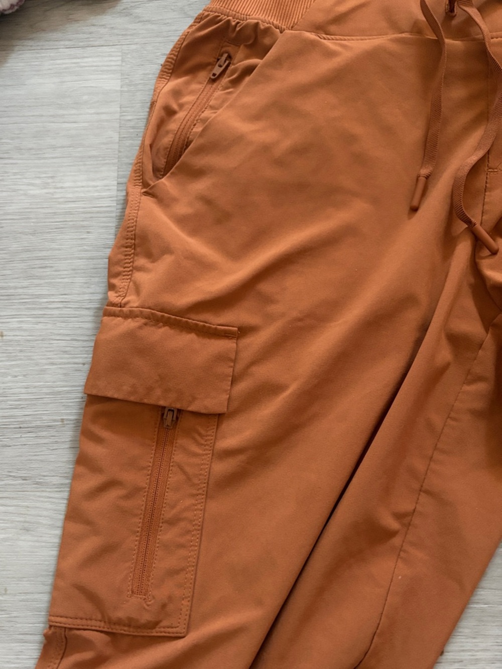 all in motion Rust Orange Cargo Joggers with Drawstring Waist - Picture 8 of 8